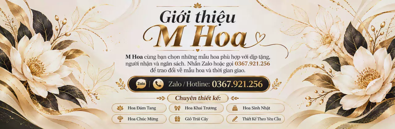 Ảnh bìa Shop hoa tươi Phường An Hội Tây Hồ Chí Minh - Tư vấn mẫu hoa hợp ngân sách